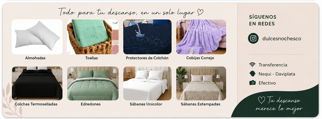 Productos, redes sociales y medios de pago de Mi Gran Sueño